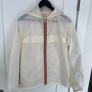 Vintage windbreaker! Made in Canada. S&L Brand. Off white.